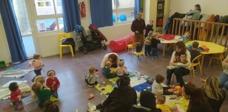 Belle matinée pour les bambins au Ballon rouge !