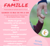 Evénement Ensemble en famille au Centre social Saint Giniez, samedi 13 mai 2023, de 9h à 12h