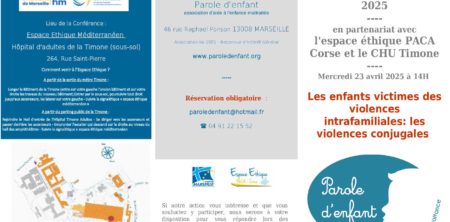 Conférence à l’Espace Ethique – Les enfants victimes des violences intrafamiliales: les violences conjugales