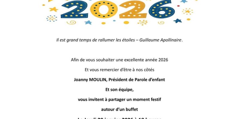 PAROLE D ENFANT VOEUX 2026