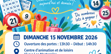 Save the date! Super loto de Parole d’enfant le dimanche 15 novembre 2026